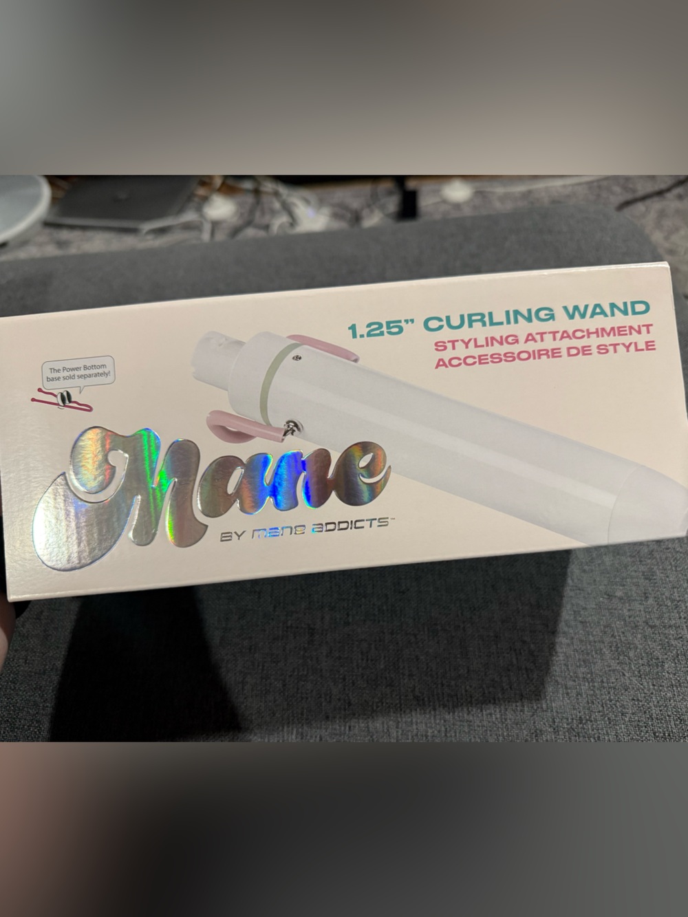 Mane 1.25" Curling Wand Styling Attachment - White